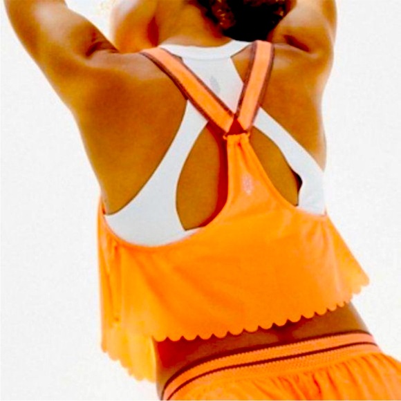 Free People Pretty Lil Running Top Medium - Picture 3 of 5